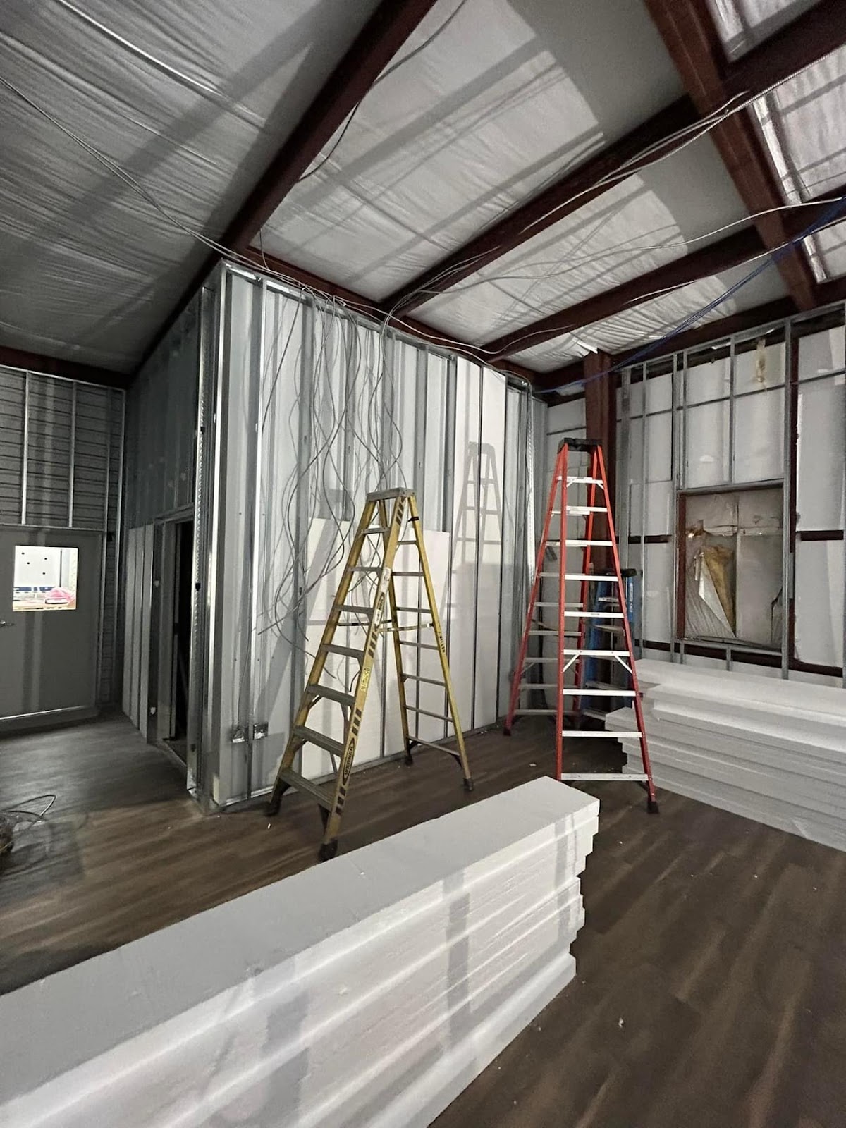 Commercial electrical wiring installation